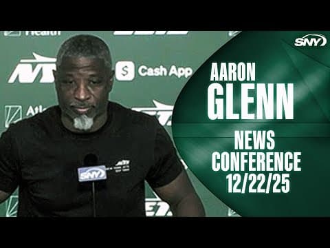Aaron Glenn breaks down the Jets loss to Saints, Brady Cook's status, final home game vs Patriots