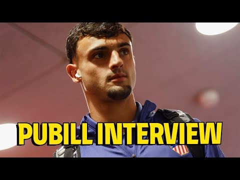 Marc Pubill interview before Atlético de Madrid-Alavés in #LaPreguntaMahou