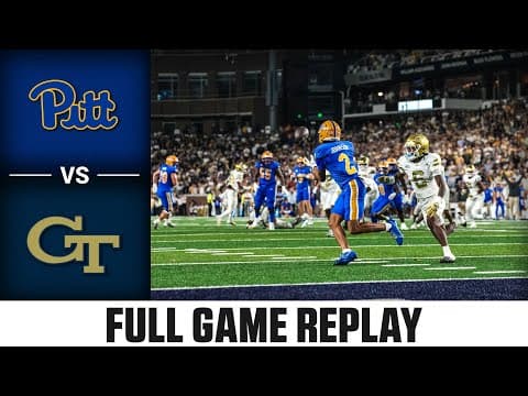 Pitt vs. Georgia Tech Full Game Replay | 2025 ACC Football