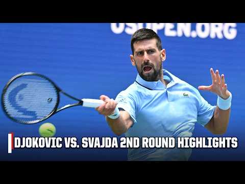 VETERAN POWER π₯ No. 7 Novak Djokovic vs. Zachary Svajda | Full Match Highlights | 2025 US Open