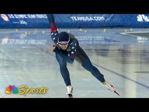 Greta Myers starts 2026 strong with 3000m win at U.S. Olympic Speed Skating Trials | NBC Sports