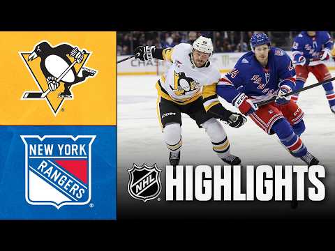 Penguins vs. Rangers | NHL Highlights | February 28, 2026