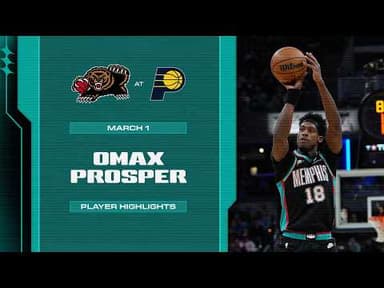 Olivier Maxence Prosper Highlights vs Indiana Pacers