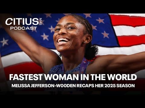 The Fastest Woman on Earth: Melissa Jefferson-Wooden Breaksdown Her Historic Sprint Triple At Worlds
