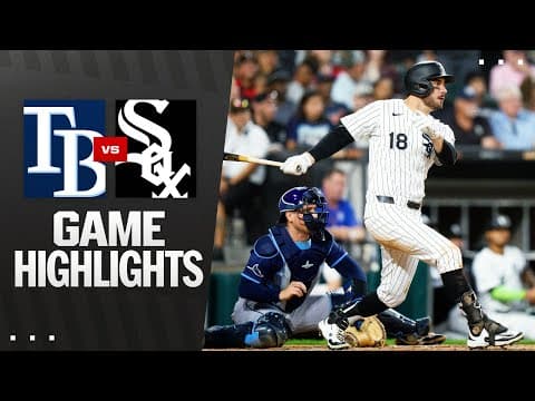 Rays vs. White Sox Game Highlights (9/10/25) | MLB Highlights