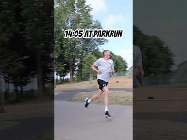 Hard 5k effort at parkrun 😀 #5k #parkrun #mile