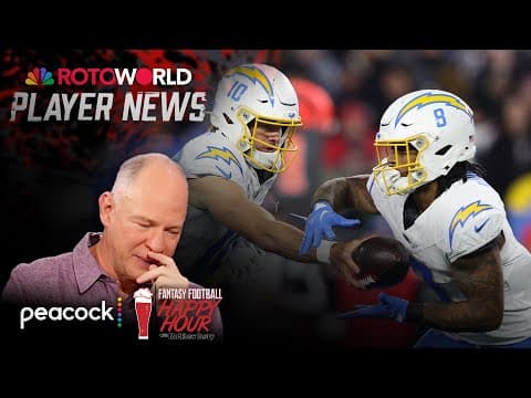 What happened to Chargers' Omarion Hampton vs. Patriots? | Fantasy Football Happy Hour | NFL on NBC