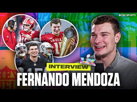 Fernando Mendoza on Heisman National Title run, Curt Cignetti, Raiders, and preparing for NFL Draft