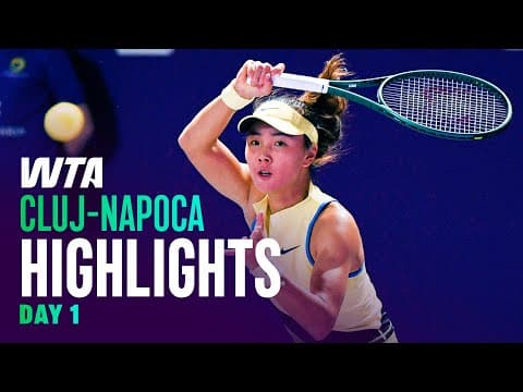 Day 1 in Cluj-Napoca featuring Yuan, Sorribes Tormo, Oliynykova and more | WTA Match Highlights
