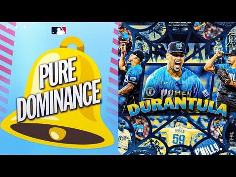 SWEEP secured! Jhoan Duran strikes out the side in the 9th to finish off Phillies sweep of Mets! ๐งน