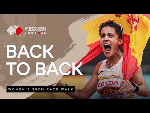 Pérez dominates 35km race walk to successfully defend world title | World Athletics Championships 25