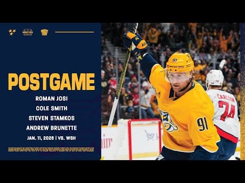 Josi, Smith, Stamkos & Brunette - Postgame: Jan. 11, 2026