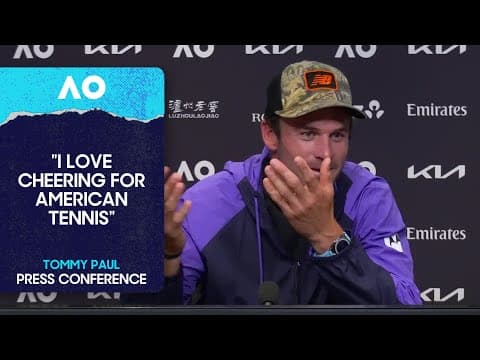 Tommy Paul Press Conference | Australian Open 2026 First Round