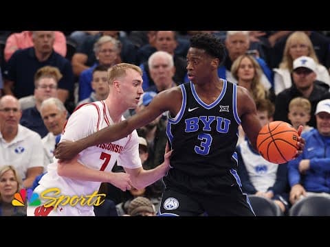 No. 23 Wisconsin vs. No. 9 BYU | COLLEGE BASKETBALL HIGHLIGHTS | 11/21/25 | NBC Sports