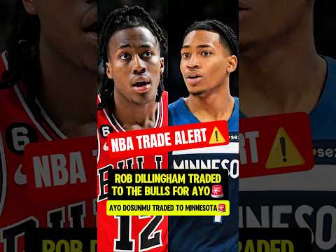 Rob Dillingham TRADED to Bulls for Ayo🚨