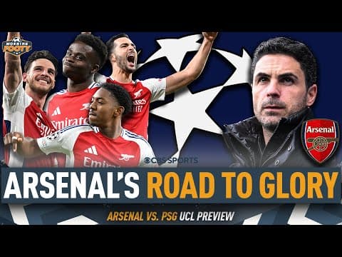 How Arsenal WINS the CHAMPIONS LEAGUE | Arsenal vs. PSG Semi-final 1st Leg Preview | Morning Footy ๐