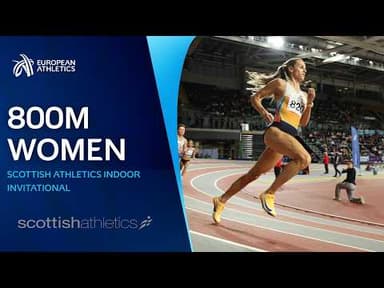 Georgia Hunter Bell controls the 800m 🇬🇧 | Scottish Athletics Indoor Invitational 2026