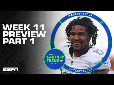 Top Wide Receiver Upgrades for Week 11 You NEED to Know | Fantasy Focus 🏈