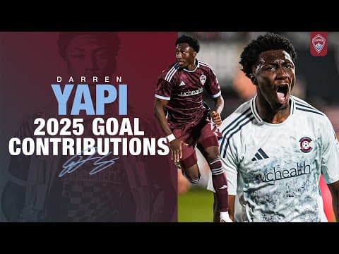 🗣️ IT'S YAPI HOUR ⏰ Darren Yapi 2025 Goal Contributions