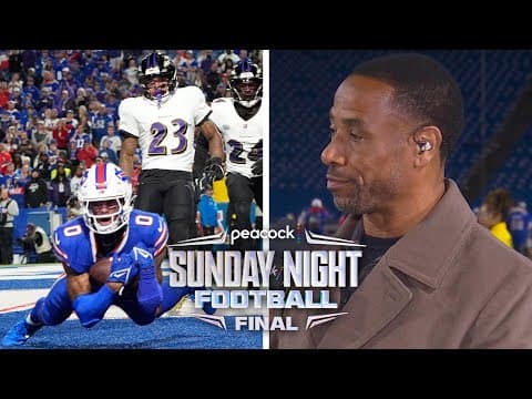 CB Jaire Alexander 'looked bad' for the Ravens in SNF loss to Bills | PSNFF | NFL on NBC