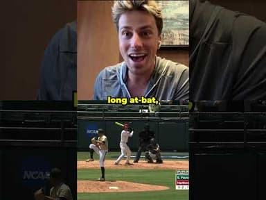 Savannah Banana Jackson Olson on facing future 2x MLB All-Star in college 👀🔥 #shorts