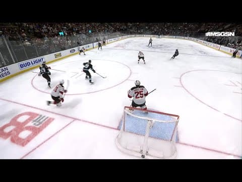 Daniil But scores a powerplay goal against the New Jersey Devils