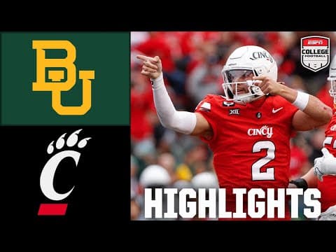 Baylor Bears vs. Cincinnati Bearcats | Full Game Highlights | ESPN College Football