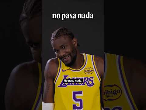 Luka Dončić is teaching the Lakers Spanish! #NBA #espanol