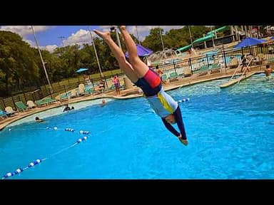 Awesome Diving Moves at Jack Carter Pool