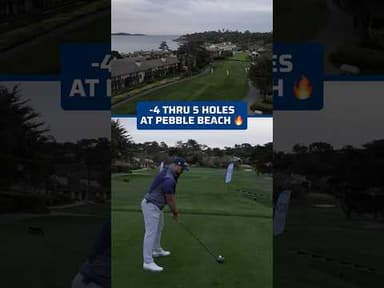 A start that this weeks pros could only dream of at Pebble Beach π