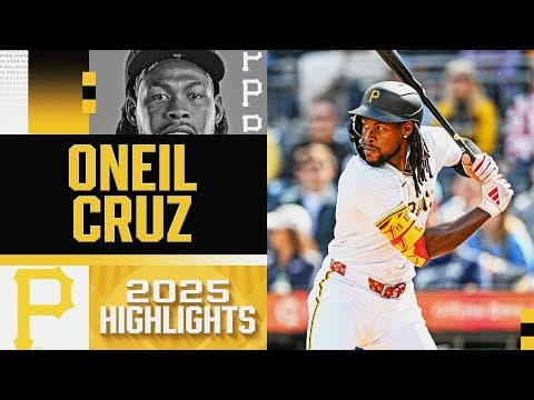 Oneil Cruz showed off the POWER and speed in the outfield for the Pirates in 2025! πͺ