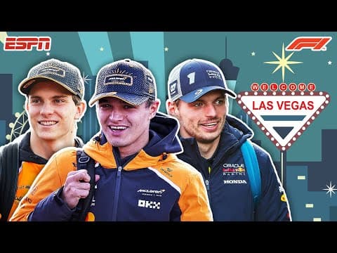 LIVE from Las Vegas GP! Norris vs Verstappen vs Piastri clash in F1 Title Race! | Countdown to Vegas