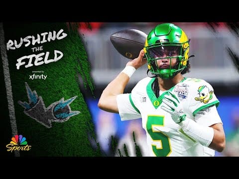 What does Dante Moore's return mean for Oregon Ducks, Dylan Raiola? | Rushing the Field | NBC Sports