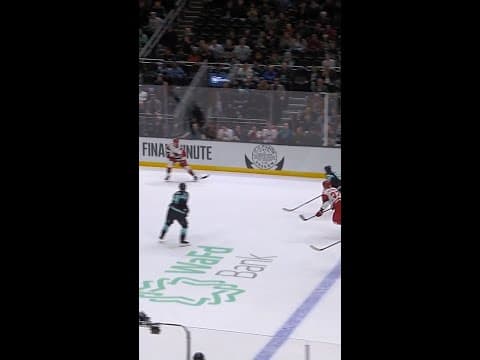 Joey stands on his head to close out Kraken's 2-1 victory over Hurricanes!