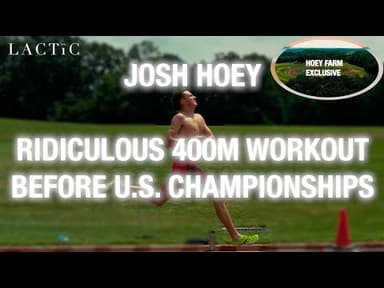 JOSH HOEY FLIES on HOEY FARM. FINAL WORKOUT BEFORE U.S. CHAMPIONSHIPS. A HOEY FARM EXCLUSIVE
