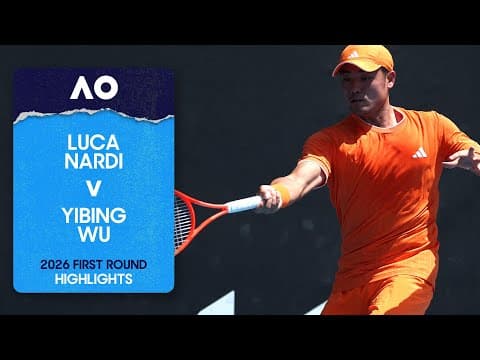 Luca Nardi v Yibing Wu Highlights | Australian Open 2026 First Round