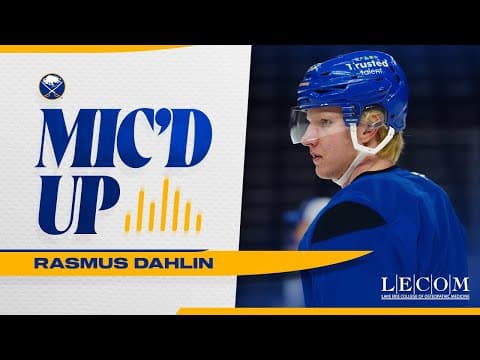 "Don't Talk To Me" | Rasmus Dahlin Mic'd Up At Buffalo Sabres Practice