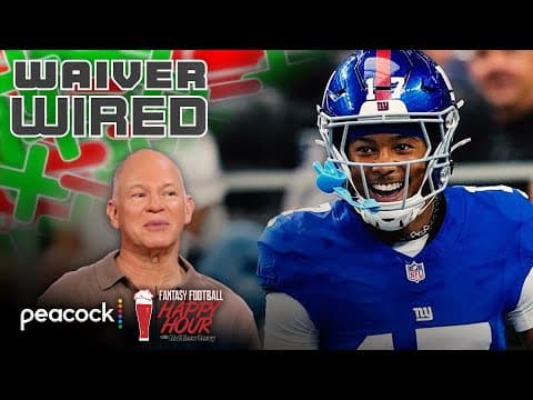 Wan'Dale Robinson's route tree to grow amid Nabers injury | Fantasy Football Happy Hour | NFL on NBC