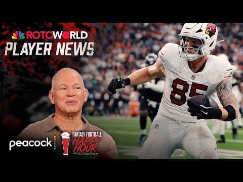 Brissett, Wilson, McBride play well for Cardinals | Fantasy Football Happy Hour | NFL on NBC