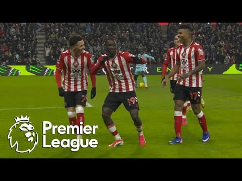 Habib Diarra's shot deflects in to give Sunderland lead over Burnley | Premier League | NBC Sports