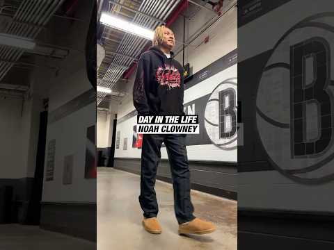 spend a gameday with Noah Clowney #nba #brooklynnets #behindthescenes