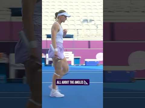Highlight reel worthy from Liudmila Samsonova 🤩 #QatarTotalEnergiesOpen
