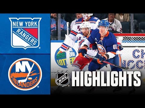 Rangers vs. Islanders | NHL Highlights | January 28, 2026