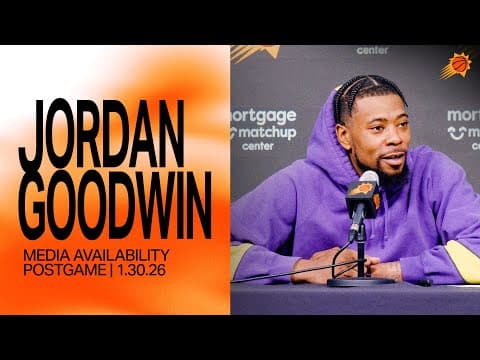 Jordan Goodwin Postgame Media Availability | Phoenix Suns vs Cleveland Cavaliers 1-29-26