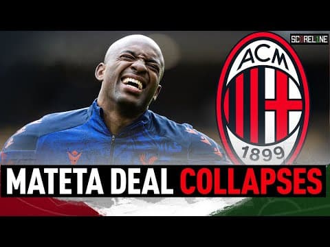 What's Next For AC Milan after FAILED Mateta medical?
