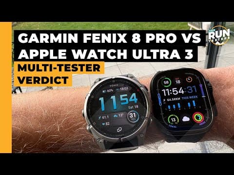 Garmin Fenix 8 Pro vs Apple Watch Ultra 3: Two runners compare two of the best running watches