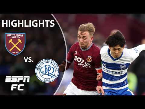 West Ham United vs. Queens Park Rangers | FA Cup Highlights | ESPN FC
