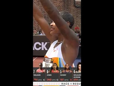 The Grand Slam Track 100mH squad is deep at Pree