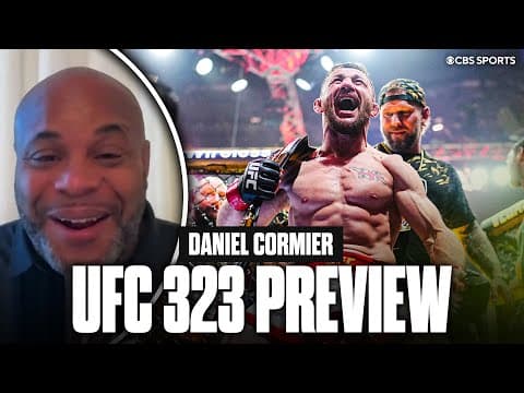 Daniel Cormier Previews UFC 323: Dvalishvili vs Yan 2 | UFC Moves to Paramount+ in 2026