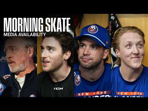 New York Islanders Morning Skate Availability | NYI at CBJ